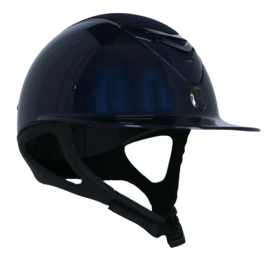 Abbildung von OneK Reithelm Avancé Glossy Chamude Chrome Lines Navy 1 (51 56cm) Agradi.deVerkauft von Agradi