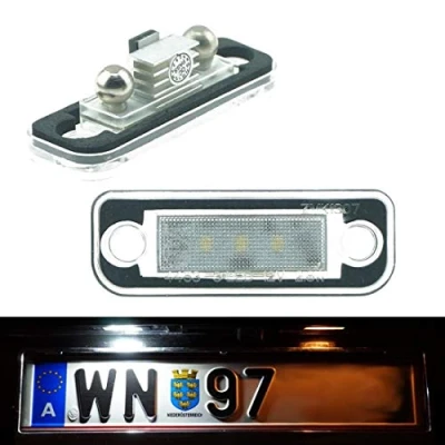 Abbildung von Do!LED 1103 LED Kennzeichenbeleuchtung kompatibel/Ersatzteil für Mercedes W203 KOMBI 2000 2007 W211 SEDAN + 2002 2008 W219 CLS 2004 2011 R171 SLK mit E Prüfzeichen