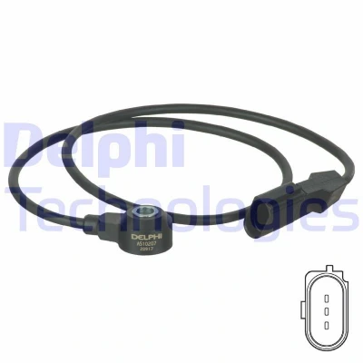 Abbildung von DELPHI AS10207 Klopfsensor AUDI: A4 B5 Avant, Saloon, B6 Saloon