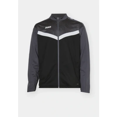 Abbildung von JAKO Iconic Trainingsjacke, Herren, Größe: 44, Schwarz/grau
