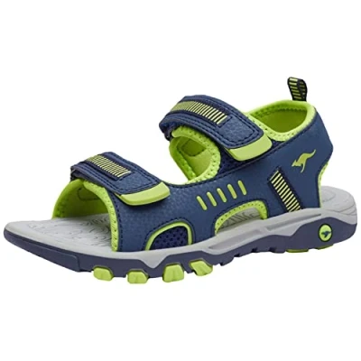 Abbildung von KangaROOS Unisex Kinder K logan Sneaker, Grün Blau, 37 EU