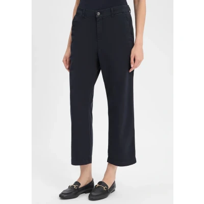 Abbildung von MAC Jeans Stoffhose, Damen, Größe: 46, Marine
