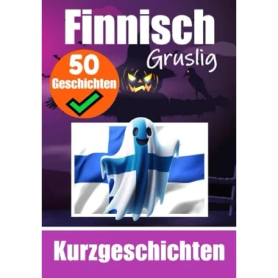 Abbildung von 50 kurze Gruselgeschichten auf Finnisch: Eine zweisprachige Reise Deutsch und Gespenstische Erzählungen Finnisch ... erlernen (Bücher zum Finnischlernen, Band 1)