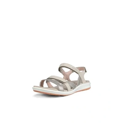 Abbildung von ECCO Damen CRUISE II Flat Sandal, Beige (SIVER GREY/GRAVEL/ROSE DUST), 38 EU
