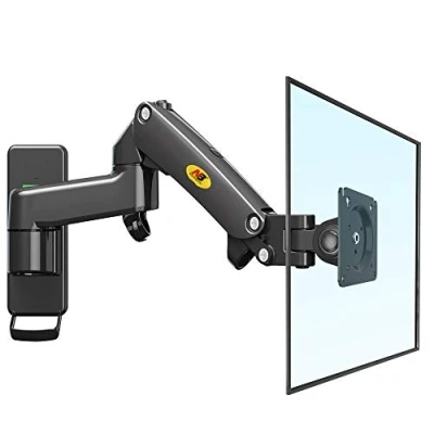 Abbildung von NB North Bayou Monitor Wall Mount, Halterung for 17 bis 35 Zoll Computer Screen, Load Max 12 kg VESA 75/100 mm Arm F150