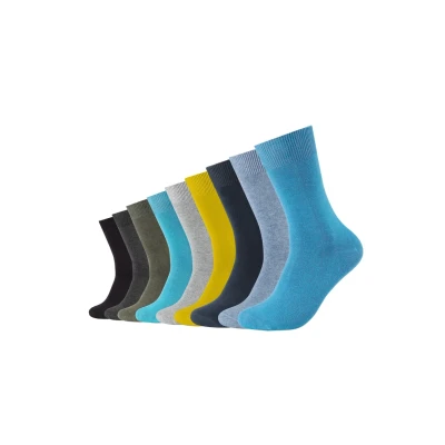 Abbildung von camano 9 PACK Unisex Socken, Größe: 43 46, Turquoise