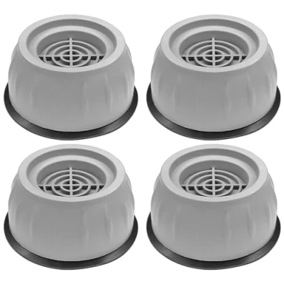 Abbildung von cyclingcolors 4x Füße für Waschmaschine Füsse Antivibrationsfüße Anti Rutsch Pad Gummi Fußpolster Schwingungsdämpfer Antirutschmatte Trockner