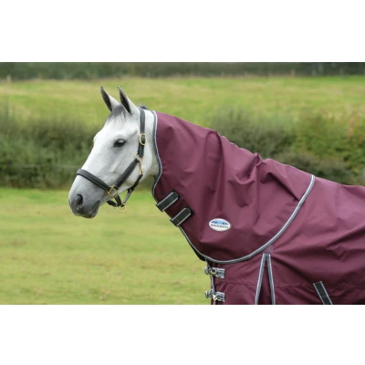 Abbildung von Weatherbeeta Regendecke Comfitec Plus Dynamic II Neck Rug Lite Maroon/Grau/Weiß S