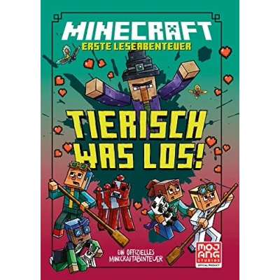 Abbildung von Minecraft Erste Leseabenteuer Tierisch was los!: Ein offizielles Minecraftabenteuer