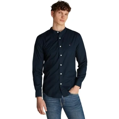 Abbildung von Tommy Hilfiger FLEX Solid Shirt Hemd, Herren, Größe: XL, Desert sky