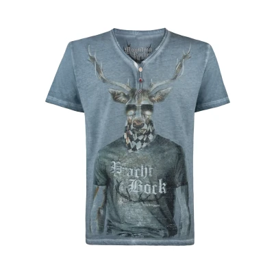 Abbildung von Stockerpoint Tshirt print, Herren, Größe: Small, Rauchblau