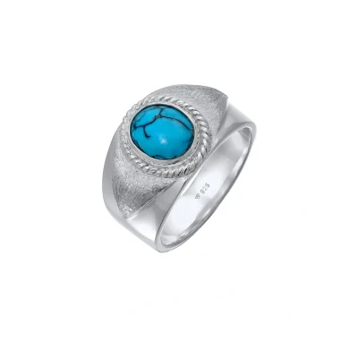 Abbildung von Kuzzoi Chunky Statement Ring, Herren, Größe: 62, Silber