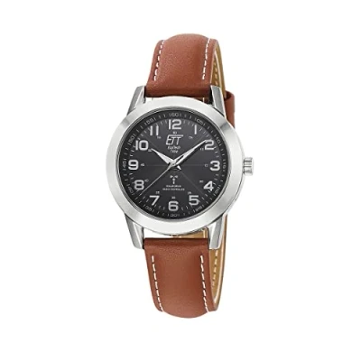 Abbildung von ETT Eco Tech Time Funk Solar Damen Uhr Analog mit Leder Armband ELS 11494 22L