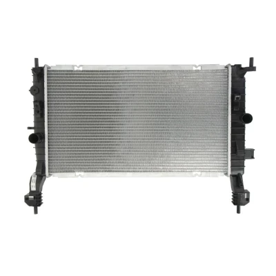 Abbildung von NISSENS 630748 Kühler, Motorkühlung Aluminium 605 348 16 Kühlrippen gelötet OPEL: Meriva A
