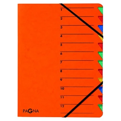 Abbildung von Pagna Ordnungsmappe Easy (Sammelmappe, 12 Fächer, 1 12) orange