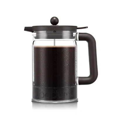Abbildung von BODUM Bean K11683 10 451S Cold Brew Kaffeebereiter, 1,5 l, 12 Tassen, 1,445.8 g, mit Kühlschrankdeckel, dunkel geröstet