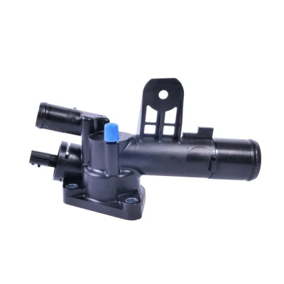 Abbildung von GATES TH40683G1 Kühlwasserthermostat 83 mit Dichtungen Gehäuse RENAULT: Captur, Clio 4, MEGANE 3 Grandtour, DACIA: LOGAN MCV 2, Duster Off Road