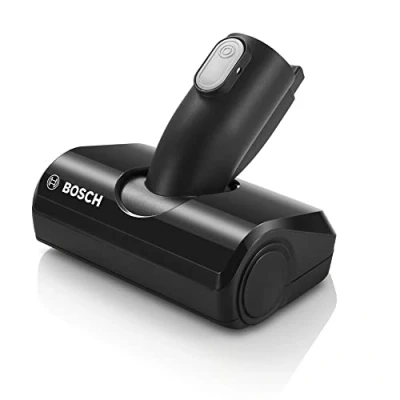Abbildung von Bosch Mini Turbo Düse BHZUMPN, geeignet für Unlimited 6, 7 und 8 Akku Staubsauger, schwer erreichbare Stellen, ideal zur Fahrzeug Innenreinigung, Turbobürste, Powerdüse, Original Zubehör, schwarz