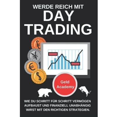 Abbildung von Werde Reich mit Daytrading und Trading: &amp; Trading. Wie Du Schritt für Vermögen aufbaust finanziell Unabhängig ... Geld sparen, anlegen vermehren.