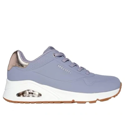 Abbildung von Skechers Slip On Sneaker »UNO SHIMMER AWAY«, Slipper, Freizeitschuh, Plateausneaker mit modischem Keilabsatz