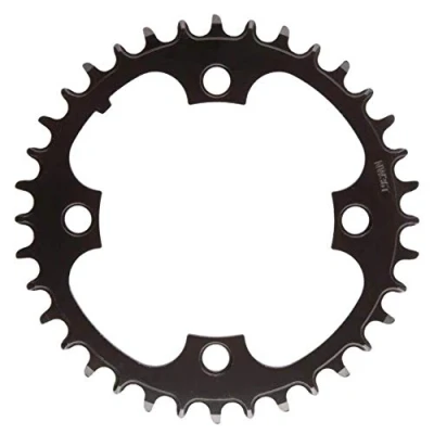Abbildung von M Wave Unisex Adult PD R4 S NW E Bike Kettenblatt, für 1/2 x 3/32 &amp; 11/128&quot; Ketten, Brose, Bosch, Shimano…, Lochkreis 104 mm, Schwarz, 20 1 cm