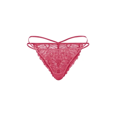 Abbildung von Lascana LSCN BY String Slip, Damen, Größe: 40/42, Raspberry
