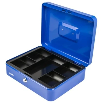 Abbildung von HMF 10130 05 Geldkassette 30 x 24 9 cm, blau