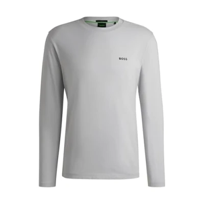 Abbildung von BOSS TEE LONG Langarmshirt, Herren, Größe: XXL, Light pastel grey