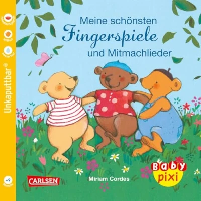 Abbildung von Baby Pixi (unkaputtbar) 72: Meine schönsten Fingerspiele und Mitmachlieder: Unzerstörbares Buch ab 9 Monaten mit ersten Reimen, Spielen ... Kleinkinder auch als Badebuch geeignet (72)
