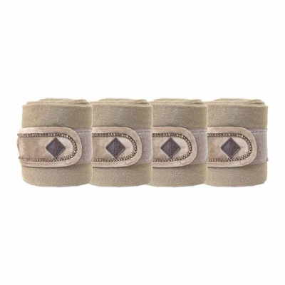 Abbildung von Kentucky Bandagen Polar Fleece Velvet Pearls Beige Warmblut