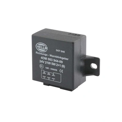 Abbildung von HELLA 4DM 003 944 091 Blinkerrelais 24 mit Halter für Anhänger