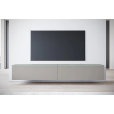 Abbildung von INOSIGN Lowboard »LOWBOARD VERA, wahlweise mit oder ohne Beleuchtung« Modernes griffloses TV Board, 180 cm Schrank, stehend und hängend