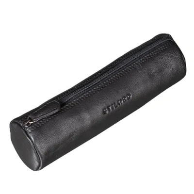 Abbildung von STILORD &#039;Miller&#039; Federmappe Leder Rund Vintage Federmäppchen Rolle Lederetui Stifterolle Pencil Case Schlamperrolle aus Echtem