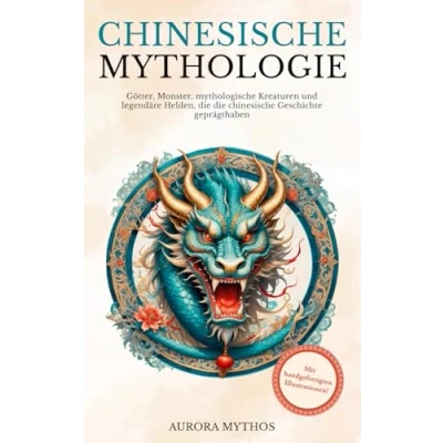 Abbildung von chinesische Mythologie: Götter, Monster, mythologische Kreaturen und legendäre Helden, die Geschichte geprägt haben. Handillustriert! (Asiatische Mythologie illustriert)