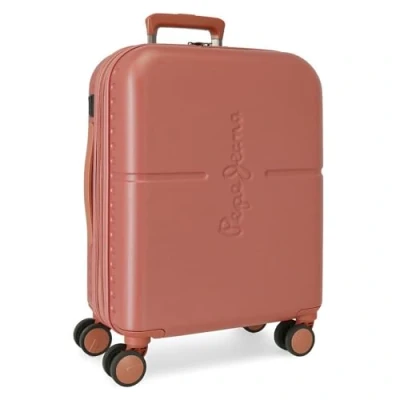 Abbildung von Pepe Jeans Highlight Kabinentrolley Terrakotta, 40 x 55 20 cm, starr, ABS Verschluss, integriert, 37 l, 2,74 kg, 4 Räder, ausziehbar, Handgepäck