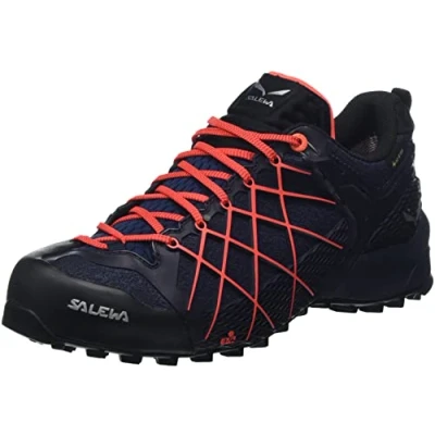 Abbildung von Salewa Damen Ws Wildfire Gore tex Walking Schuh, Navy Blazer/Fluo Coral, 39 EU