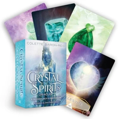 Abbildung von The Crystal Spirits Oracle: A 58 Card Deck and Guidebook: Oracle Guidebook for Healing Messages, Divination, Clarity Spiritual Guidance