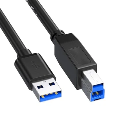 Abbildung von VMOJO 1,5m USB 3.0 Super Speed Kabel A Stecker zu B Datenkabel bis 5 Gbit/s für z.B. mit Dockingstation, Hub, Externen Festplatten, Drucker, Scanner usw