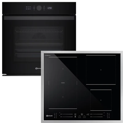 Abbildung von BAUKNECHT Backofen-Set "BBI4S8PM1SK" mit Teilauszug Set, 2 Stk. tlg. AirFry-Funktion die gesündere Alternative zur Fritteuse