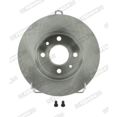Abbildung von FERODO PREMIER DDF125 Bremsscheibe 240 12 4 98 voll geölt mit Schrauben FIAT: Panda I Hatchback