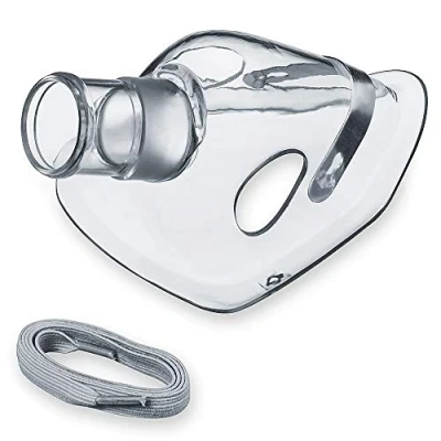 Abbildung von Beurer Babymaske zur Inhalation, mit Halteband, für Babys und Kleinkinder von 0 bis 3 Jahren, Inhalator Zubehör verwendbar den Inhalatoren