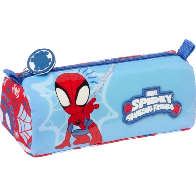 Abbildung von Spidey Rescue Federmäppchen mit Reißverschluss und Fach, für Kinder, ideal Kinder im Schulalter, bequem vielseitig, Qualität Widerstandsfähigkeit, 21 x 7 8 cm, Rot/Blau, M, Casual