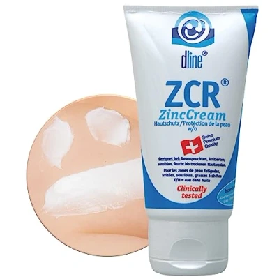 Abbildung von dline ZCR ZincCream 50ml Windelcreme/Wundschutzcreme/Intimpflege vom Pflegeprofi Zinkcreme mit Aloe vera Jojobaöl Nachtkerzenöl Panthenol Sheabutter Urea Zink Creme anstelle Zinksalbe