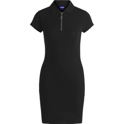 Abbildung von HUGO Jerseykleid, Damen, Größe: Medium, Black
