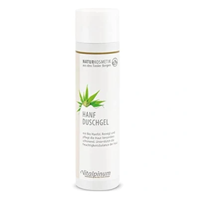 Abbildung von Unterweger HANF DUSCHGEL 250 ml für anspruchsvolle und empfindliche Haut NATURKOSMETIK mit Hanfextrakt aus biologischem Anbau.