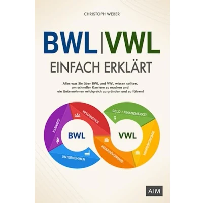 Abbildung von BWL und VWL einfach erklärt: Alles was Sie über wissen sollten, um schneller Karriere zu machen ein Unternehmen erfolgreich gründen führen!
