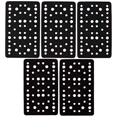 Abbildung von Mirka Schutzauflage 81x133mm 54 Loch, 5 Stück, zum Schützen von Schleiftellern mit Klettbelag, 8299502011