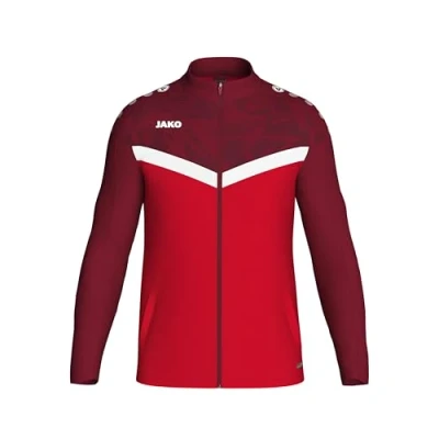 Abbildung von JAKO Fussball Teamsport Iconic Trainingsjacke für Kinder, Größe: 164, Rot
