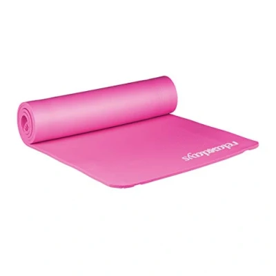 Abbildung von Relaxdays geposltert Yogamatte, rosa, M