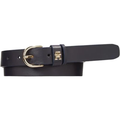 Abbildung von Tommy Hilfiger LOGO MONO Gürtel, Damen, Größe: 70, Space blue